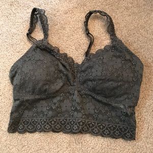 SALE!!! Hollister grey bralette size Small